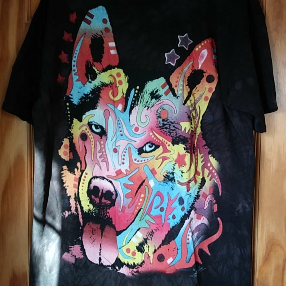 Dean Russo 2XL Siberian Husky The Mountain T